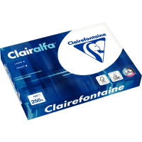 Paquet de 125 feuilles de papier blanc 250g de format A4 CLAIRALFA 