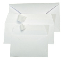 Paquet de 20 enveloppes Pollen Clairefontaine format 110x220mm 120g blanc 