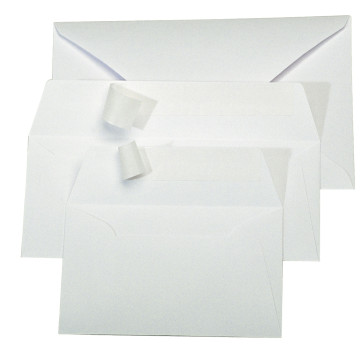 Paquet de 20 enveloppes Pollen Clairefontaine format 110x220mm 120g blanc