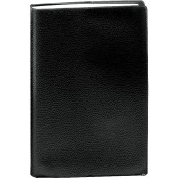 Agenda de poche plain couverture plastique noir 