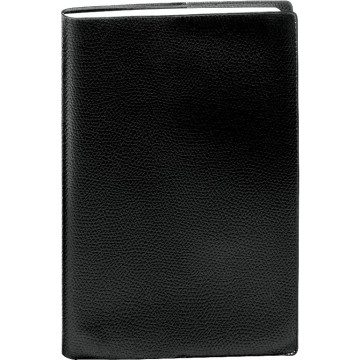 Agenda de poche plain couverture plastique noir