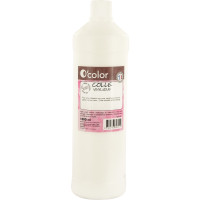 Flacon de 1 litre de colle vinylique blanche 