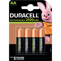 Blister de 4 accu DURACELL AA2500A ULTRA POWER 