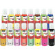 Carton de 16 flacons 150ml de gouache PRIMACOLOR, couleurs assorties 