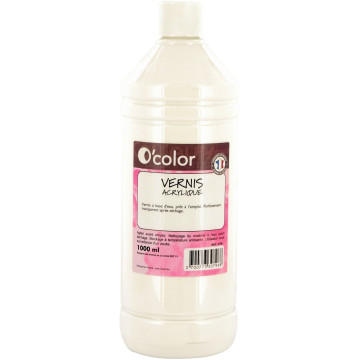 Flacon de 1 litre de vernis acrylique