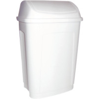 Poubelle plastique couvercle basculant 10 litres 