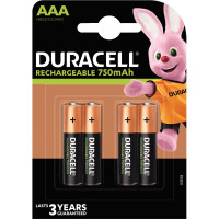 Blister de 4 accu DURACELL AAA 750A PLUS POWER 