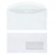 Boîte de 1000 enveloppes blanches 115x225 80g/m² fenêtre 45x100 de mise sous pli automatique gommées