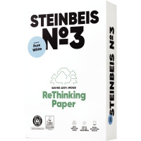 Ramette de 500 feuilles A4 80g blanc STEINBEIS N°3 