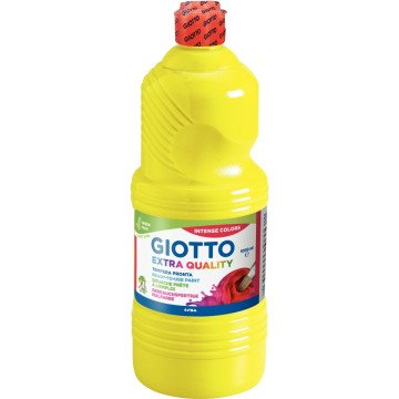 Flacon de 1L de gouache liquide GIOTTO jaune primaire