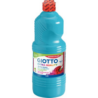 Flacon de 1L de gouache liquide GIOTTO cyan 