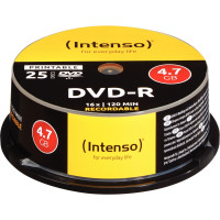 Spindle de 25 DVD-R imprimable Intenso 4,7 Go 