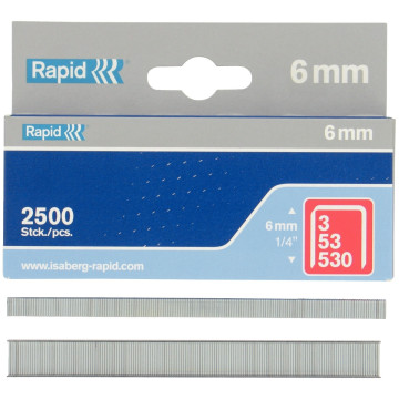 Boite de 2 500 agrafes Rapid 53/6