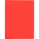 Protège-documents couverture souple en polypropylène 100 vues, rouge 