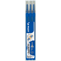 Set de 3 recharges frixion point bleu 