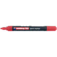 Marqueur peinture permanente E 790 pointe ogive rouge 