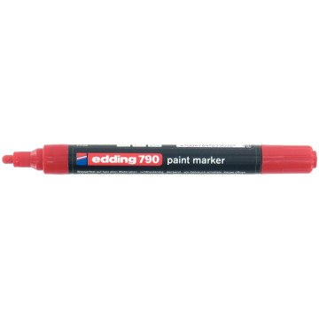 Marqueur peinture permanente E 790 pointe ogive rouge