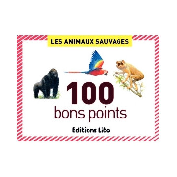 Boite de 100 images Les animaux sauvages