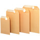 Boîte de 250 pochettes Kraft 90 g 26x33 cm. Auto adhésive avec bande de protection enlevable 