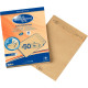 Paquet de 50 pochettes kraft C5 162x229 90g/m² bande de protection 