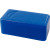 Blister de 6 punaises magnétiques rectangulaires. 12x25 mm.  Bleu