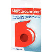 Sparadrap microporeux 5mx2,5cm 