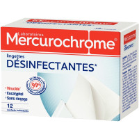 Boite de 12 lingettes désinfectantes 