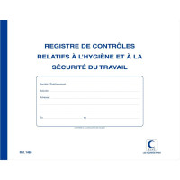 Registre de contrôles relatifs à l'hygiène et à la sécurité du travail 