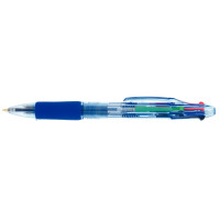 Stylo bille 4 couleurs pointe 0,7mm 