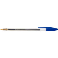 Stylo bille Bic Cristal pointe moyenne bleu 