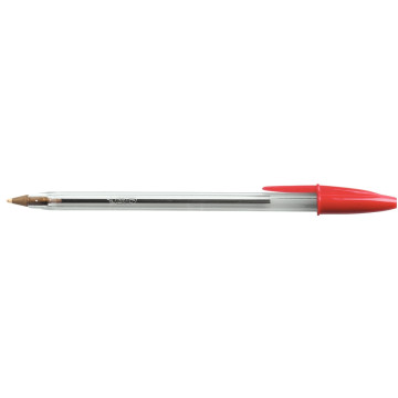 Stylo bille Bic Cristal pointe moyenne rouge