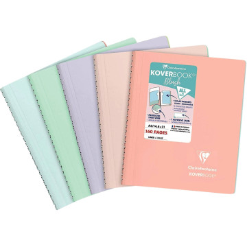 Reliure intégrale Koverbook Blush, 160 pages, format A5, ligné