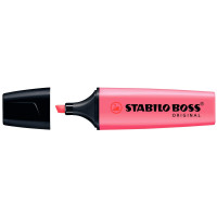 Surligneur STABILO BOSS pointe biseautée rose 