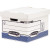 Paquet de 6 containers standards de boîtes à archives avec couvercle