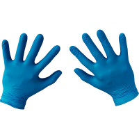 Boîte de 100 gants jetables nitrile non poudré taille L 