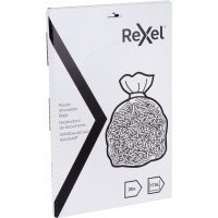 Paquet de 20 sacs plastique Rexel pour destructeur Momentum 600/750 