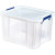 Boîte de rangement Prostore 36 litres transparent