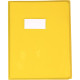 Protège-cahier cristal 17 x 22cm 22/100 jaune 