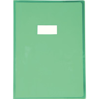 Protège-cahier cristal 21 x 29,7cm 22/100 vert 