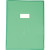Protège-cahier cristal 24 x 32 cm 22/100 vert