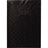 Paquet de 10 protège-cahiers avec rabats épaisseur 22/100ème 21 x 29,7 cm noir 