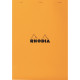 Bloc de bureau RHODIA 80 feuilles, format A4, quadrillé 5x5, papier blanc 80g 