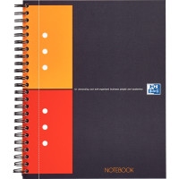 Cahier à reliure intégrale NOTEBOOK SCRIBZEE format A5+ quadrillé 5x5, 160 pages perforées 