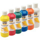 Carton de 6 flacons 250ml de gouache aux doigts assortis 