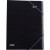 Trieur couverture noire grainée 26 compartiments alphabétiques