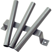 Porte-drapeaux mural rond 3 drapeaux 