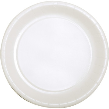 Paquet de 50 assiettes rondes en carton 22cm