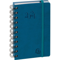 Agenda Swan spirale bleu canard 