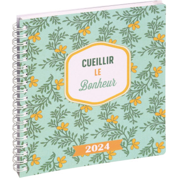 Agenda lady 18W "cueillir le bonheur"