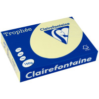 Paquet de 250 feuilles de papier 160g de format A4 canari TROPHEE CLAIREFONTAINE 